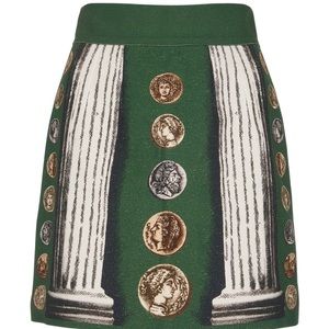 Dolce and Gabbana coin print Skirt
